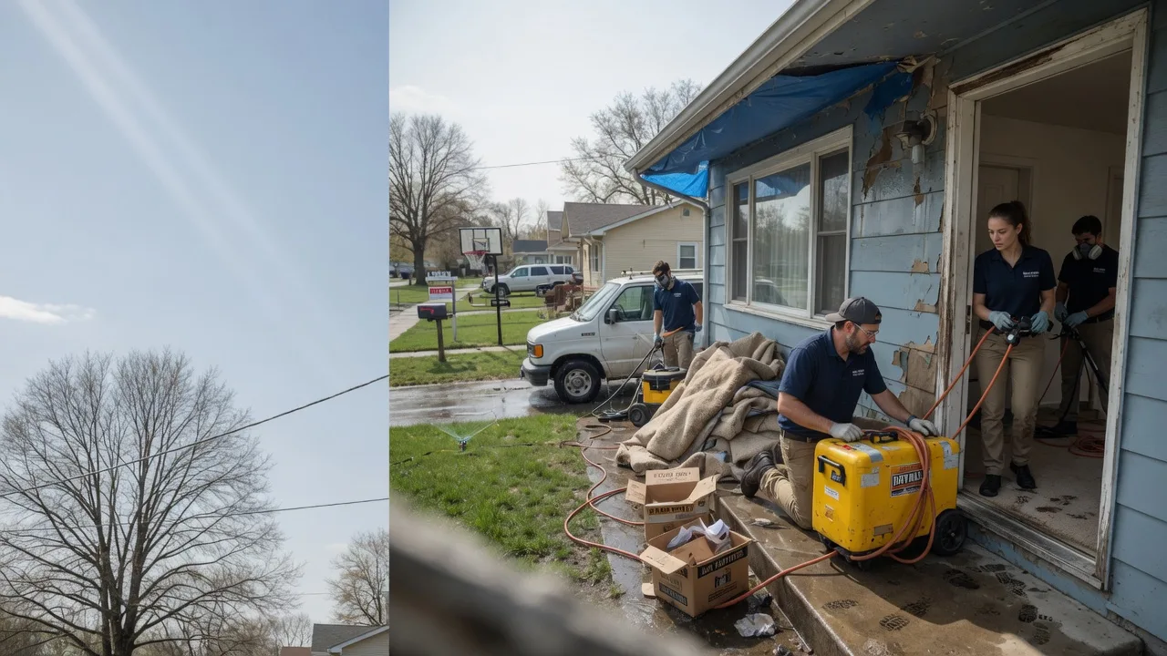 Basement Flood Cleanup in Erie, ND near me